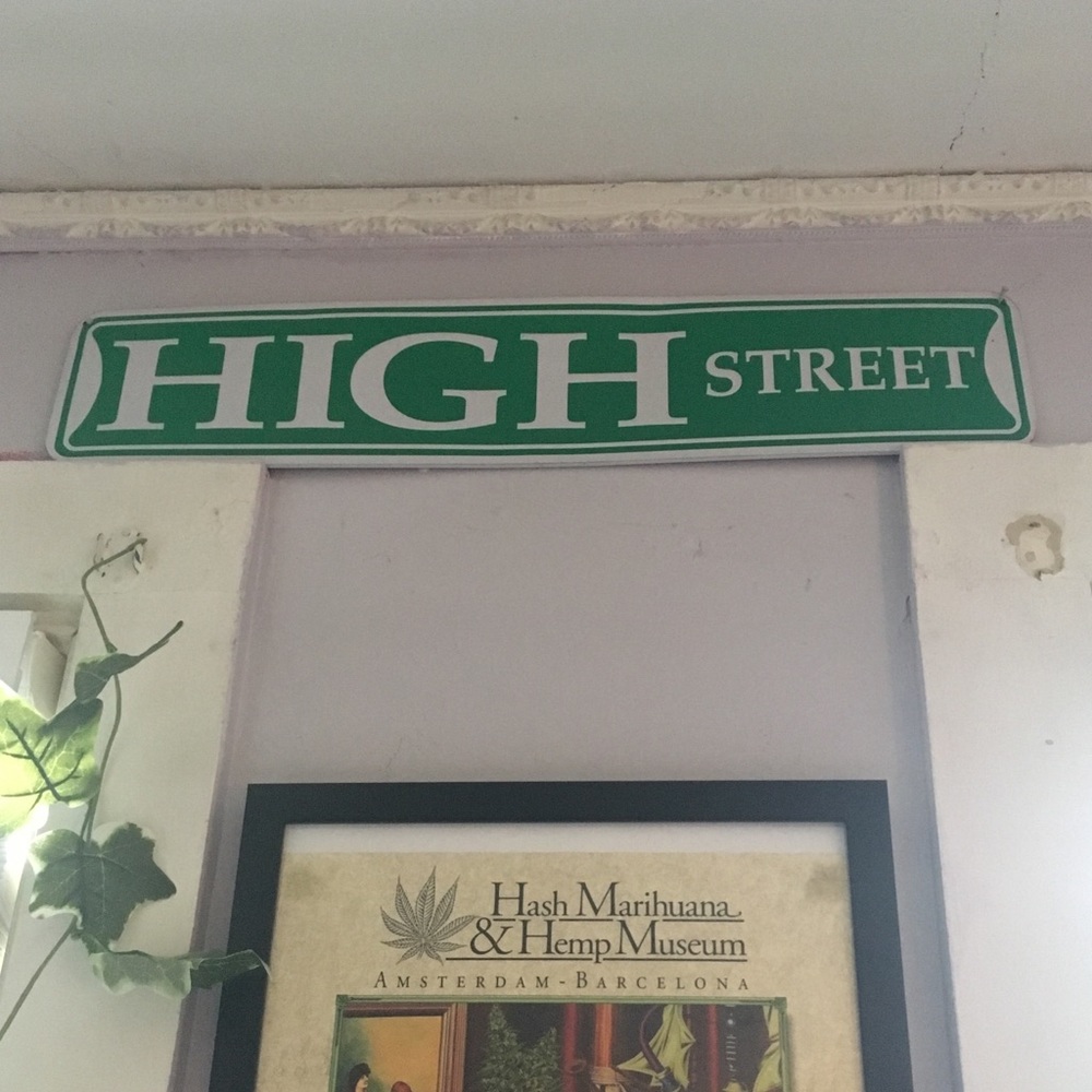 Vintage High Street wall sign